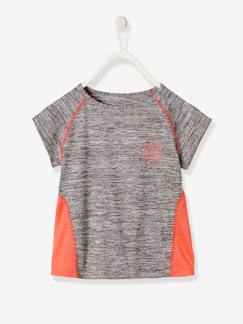 Meisje-T-shirt, souspull-T-shirt-Sportshirt voor meisjes met korte mouwen en sterren