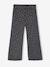 Wijde fleece legging voor meisjes bruin, bedrukt+marineblauw+vanille - vertbaudet enfant 
