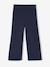 Gevoerde wijde legging van fleece voor meisjes marineblauw+pruim+smaragdgroen - vertbaudet enfant 