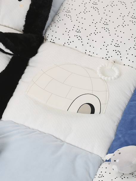 Zacht speelkleed CROQUE LA VIE beige+ecru+rood+sinaasappel+zwart - vertbaudet enfant 