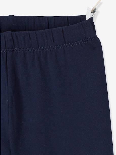 Legging meisje tot halverwege de kuit MARINE GRIJS+WIT+zwart - vertbaudet enfant 