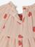 Jurk baby bedrukt met kleine hartjes roze (poederkleur) - vertbaudet enfant 