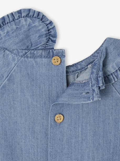 Geboorteblouse van jeans stone - vertbaudet enfant 