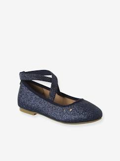 -Elastische gekruiste ballerinas voor kinderen, kleuterschoolcollectie