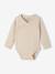 Evolutieve 4-delige babyset met body + legging + slabbetje + knuffels ecru - vertbaudet enfant 