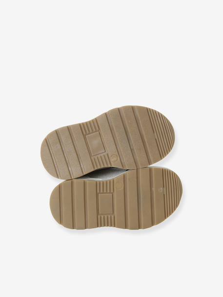 Sneakers met klittenband voor jongens marineblauw+veel blauw - vertbaudet enfant 