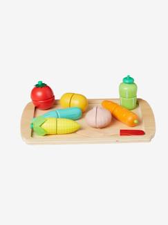 Set groenten om te snijden van hout  - vertbaudet enfant