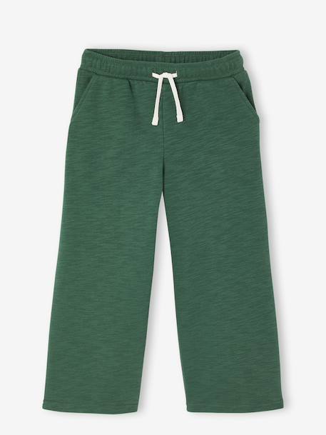 Wijde joggingbroek voor meisjes blauwgroen+groen+marineblauw - vertbaudet enfant 