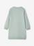 Basics fleece meisjesjurk marineblauw+saliegroen - vertbaudet enfant 