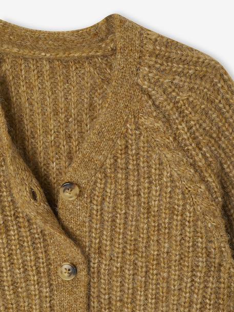 Gebreid vest olijf - vertbaudet enfant 