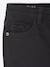 Slim fit medium MorphologiK meisjesbroek antraciet+roze (poederkleur) - vertbaudet enfant 