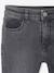 Smalle jeans large meisjes denimgrijs+donkerblauw+gebleekt denim+grijs+middenblauw - vertbaudet enfant 