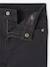 Slim fit medium MorphologiK meisjesbroek antraciet+roze (poederkleur) - vertbaudet enfant 