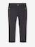 Slim fit medium MorphologiK meisjesbroek antraciet+roze (poederkleur) - vertbaudet enfant 