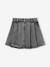 Meisjesplooirok van jeans denimgrijs+stone - vertbaudet enfant 