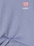 Set van 2 pyjama's in ribstof met hartenprint voor meisjes marineblauw - vertbaudet enfant 