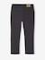 Slim fit medium MorphologiK meisjesbroek antraciet+roze (poederkleur) - vertbaudet enfant 