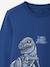 Flanellen jongenspyjama met print Dinosaurus marineblauw - vertbaudet enfant 