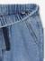 Losse battlebroek van denim voor jongens double stone - vertbaudet enfant 