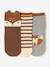 Set van 3 paar sokken « renard » baby jongen terracotta - vertbaudet enfant 