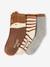 Set van 3 paar sokken « renard » baby jongen terracotta - vertbaudet enfant 