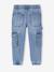 Losse battlebroek van denim voor jongens double stone - vertbaudet enfant 