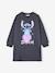 Disney® LILO & STITCH sweater jurk van fleece antraciet - vertbaudet enfant 