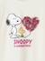 SNOOPY Peanuts® t-shirt met lange mouwen voor meisjes ecru - vertbaudet enfant 