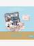 Koffer van Vanille, pop + accessoires DJECO blauw+rozen+wit - vertbaudet enfant 