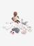 Koffer van Vanille, pop + accessoires DJECO blauw+rozen+wit - vertbaudet enfant 