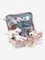 Koffer van Vanille, pop + accessoires DJECO blauw+rozen+wit - vertbaudet enfant 