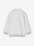 Sweater in bomberlook voor meisjes van fleece beige+gemêleerd grijs+marineblauw - vertbaudet enfant 