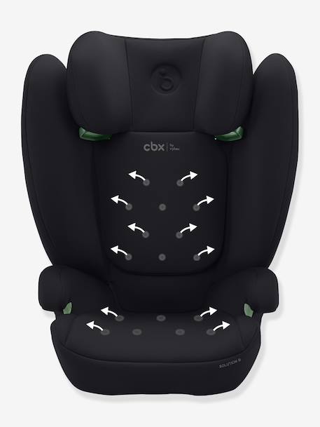 CYBEX Silver Solution B i-Fix I-Size-autostoel 100 tot 150 cm, equivalent groep 2/3 zwart - vertbaudet enfant 