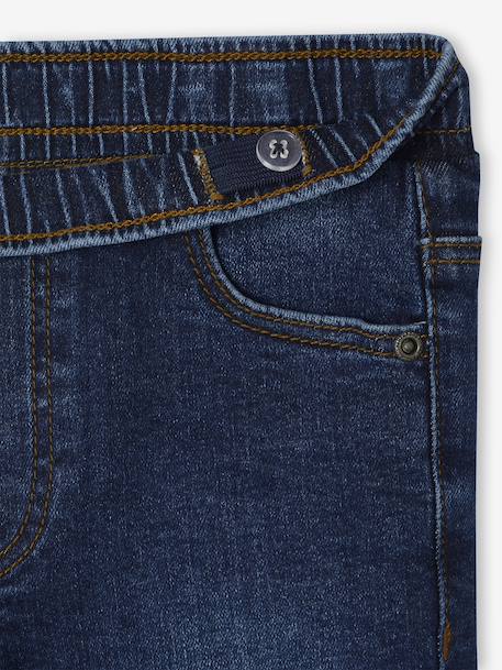 Set van 2 slim-fit jeans met elastische en verstelbare taille denimgrijs+double stone+stone - vertbaudet enfant 