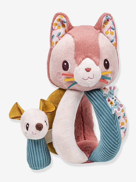 Rammelaar met handvatten LILLIPUTIENS blauw+rozen - vertbaudet enfant 
