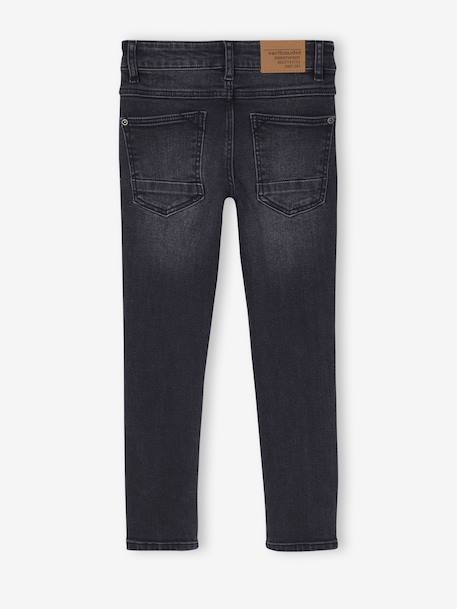 Slim fit jongensjeans Morphologik 'waterless' heupomtrek SMALL DENIM DONKERGRIJS+denimgrijs+double stone+RUW DENIM+STONE+zwart denim - vertbaudet enfant 