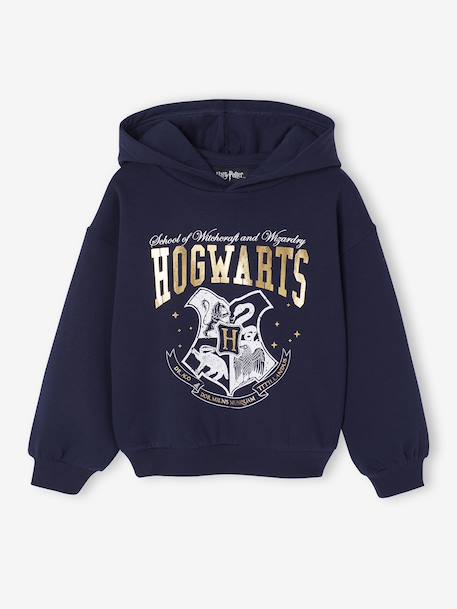 Sportieve set sweater + broek HARRY POTTER® van molton marineblauw - vertbaudet enfant 