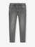 Set van 2 slim-fit jeans met elastische en verstelbare taille denimgrijs+double stone+stone - vertbaudet enfant 