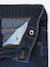 Elastische en verstelbare jeans met wijde pijpen ongewassen denim+stone - vertbaudet enfant 