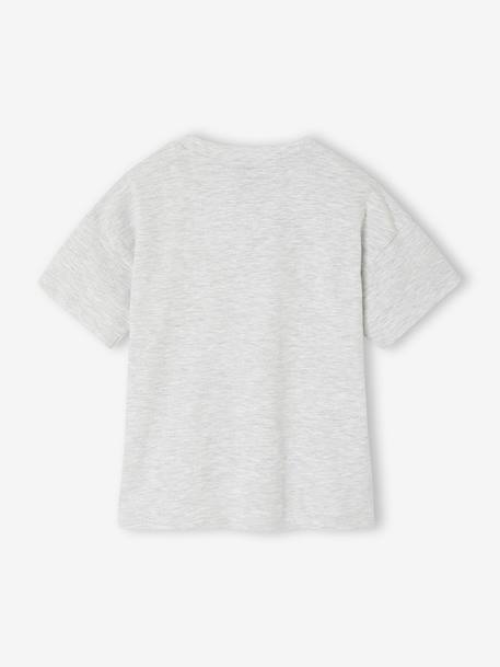 T-shirt meisje The Rolling Stones® gemêleerd grijs - vertbaudet enfant 