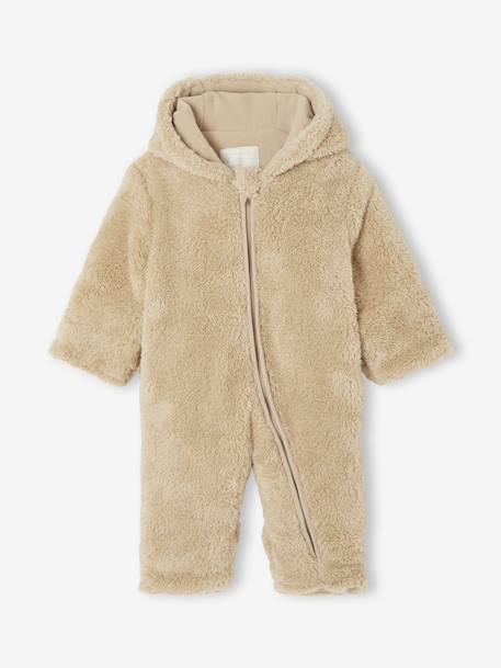 Combi-pilote naissance en micropolaire zandbeige - vertbaudet enfant 