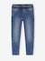 Set van 2 slim-fit jeans met elastische en verstelbare taille denimgrijs+double stone+stone - vertbaudet enfant 