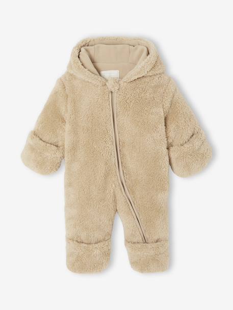 Combi-pilote naissance en micropolaire zandbeige - vertbaudet enfant 