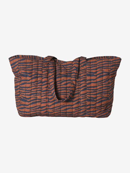 Totebag Wildlife in katoenen canvas mahonie - vertbaudet enfant 