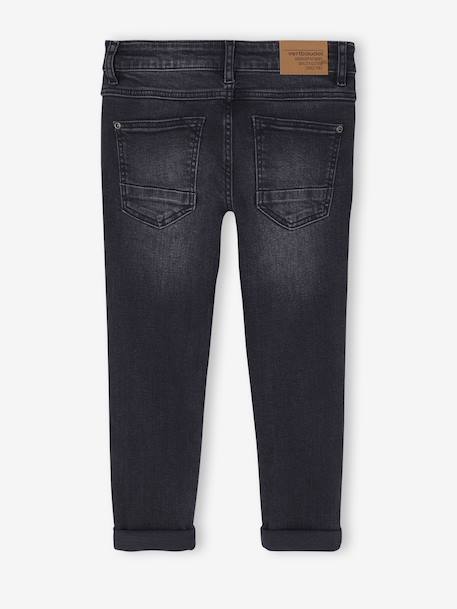Slim fit jongensjeans Morphologik 'waterless' heupomtrek MEDIUM DENIM DONKERGRIJS+denimgrijs+double stone+RUW DENIM+STONE+zwart denim - vertbaudet enfant 