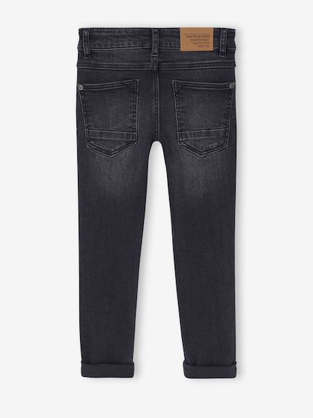 Slim fit jongensjeans Morphologik 'waterless' heupomtrek SMALL DENIM DONKERGRIJS+denimgrijs+double stone+RUW DENIM+STONE+zwart denim - vertbaudet enfant 