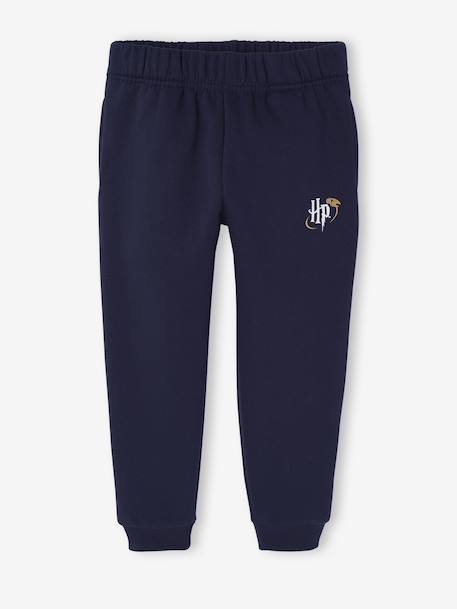 Sportieve set sweater + broek HARRY POTTER® van molton marineblauw - vertbaudet enfant 