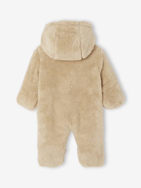 Combi-pilote naissance en micropolaire zandbeige - vertbaudet enfant 