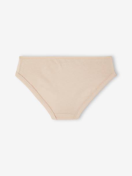 Set van 7 slipjes voor meisjes Hartjes rozen - vertbaudet enfant 