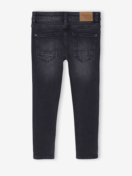 Slim fit jongensjeans Morphologik 'waterless' heupomtrek MEDIUM DENIM DONKERGRIJS+denimgrijs+double stone+RUW DENIM+STONE+zwart denim - vertbaudet enfant 